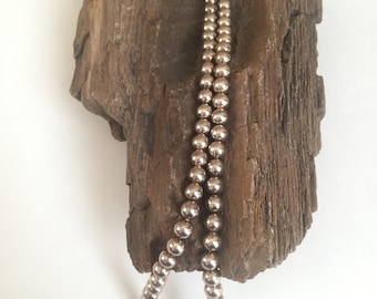 Navajo Sterling Pearls 30 Inch Necklace ***SALE***