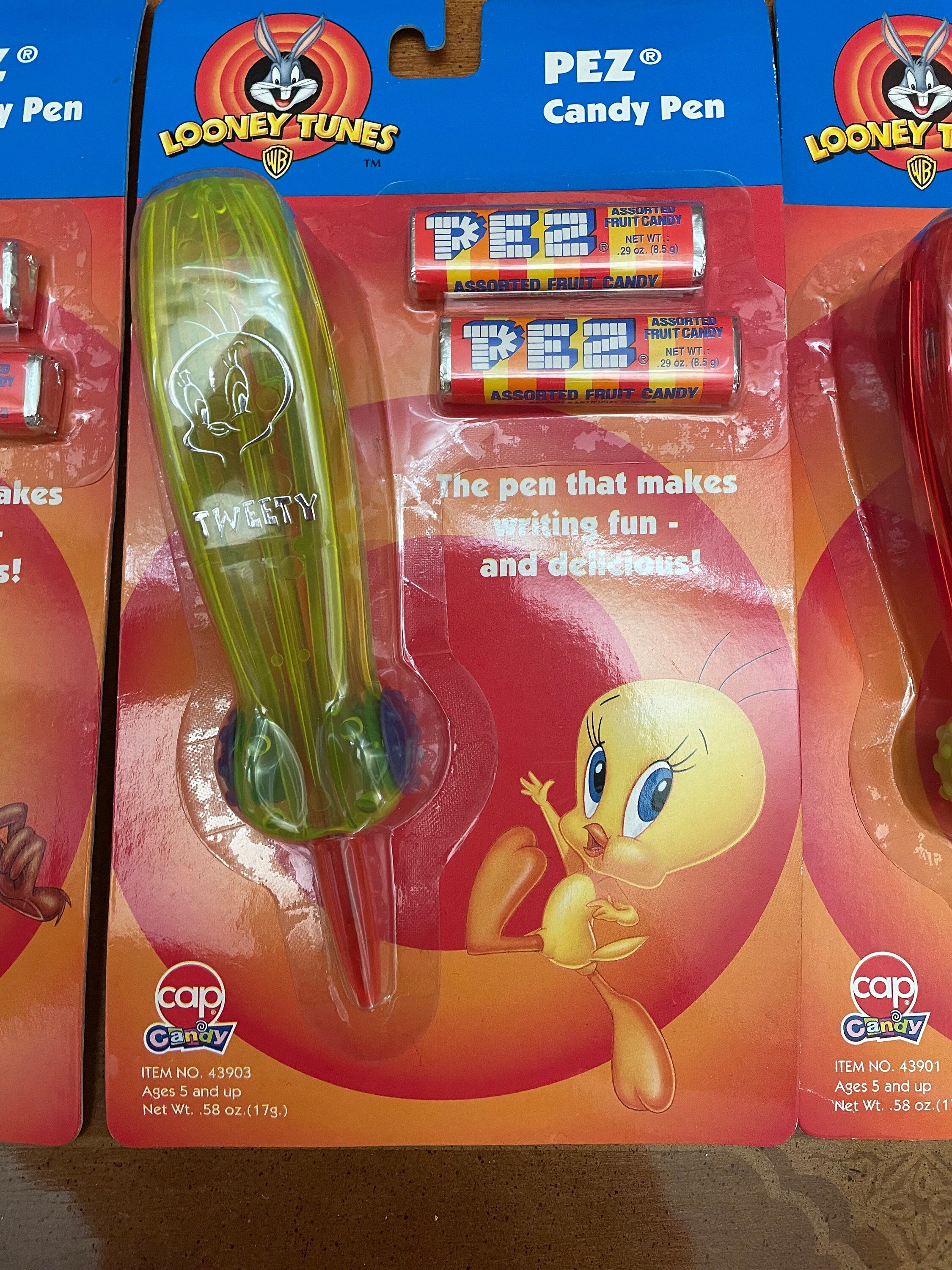 Vintage Pez Looney Tunes Bug, Taz and Tweedy Candy Pens - Etsy