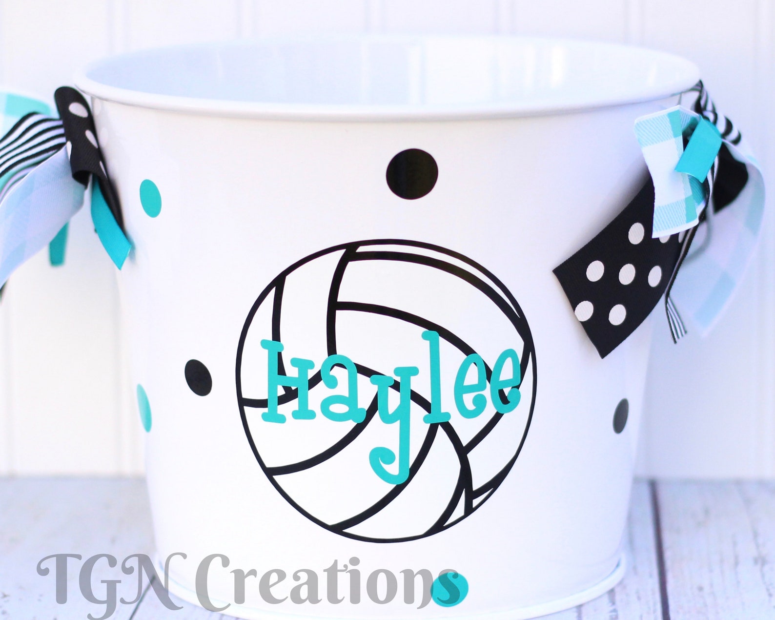 Volleyball Easter Basket Personalized Volleyball Monogrammed Etsy