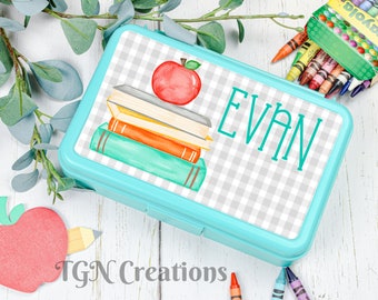 Personalized Back To School Pencil Box, Back to School Supplies, Personalized School Supplies, Boys Pencil Box Pouch