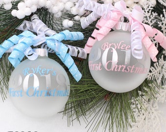 Baby's First Christmas Ornament 2023,  Personalized First Christmas, 2023 Christmas Ornament, Personalized Christmas Ornament
