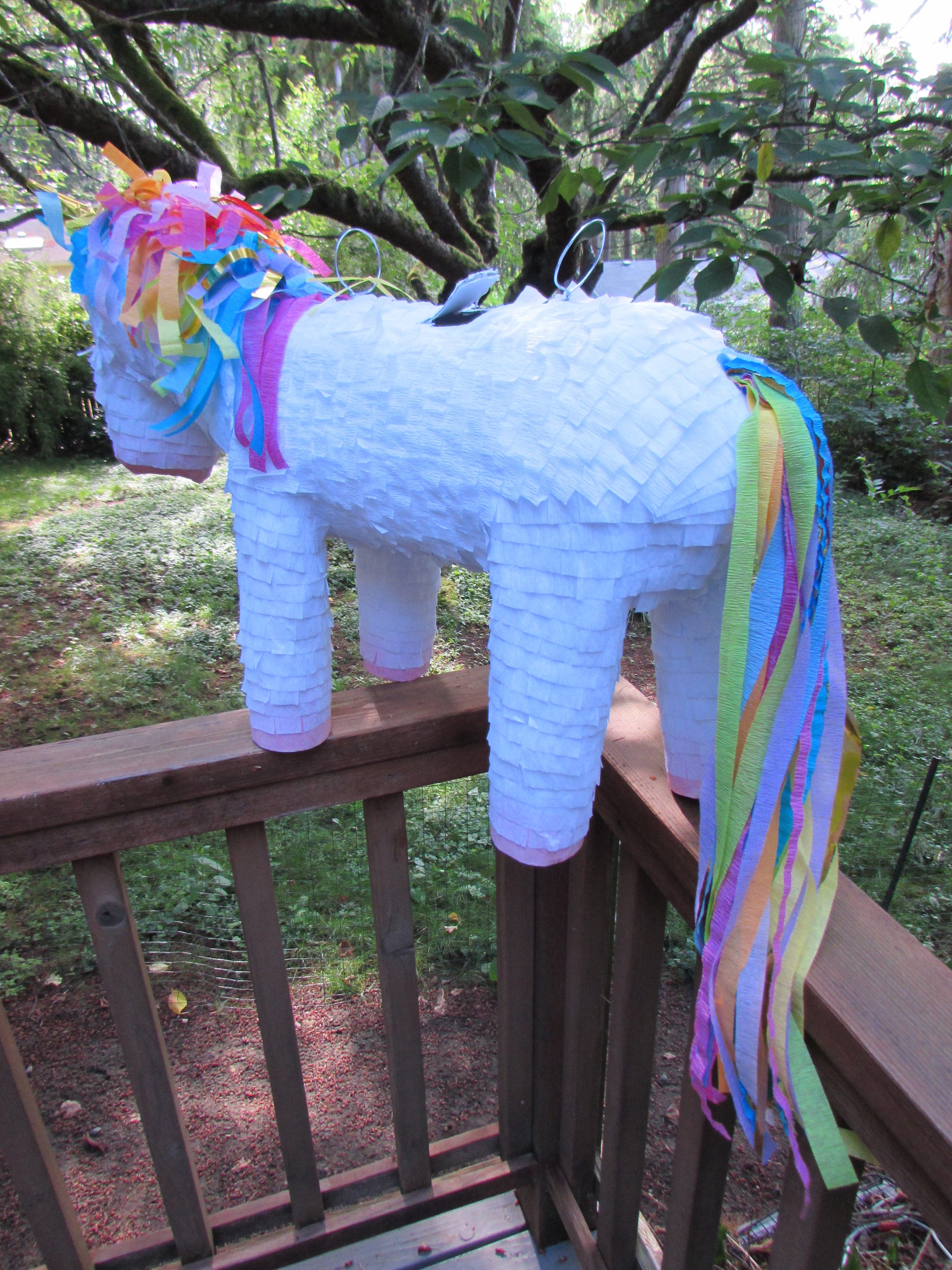 Unicorn Pinata Rainbow Mane and Tail Golden Horn Unicorn Etsy