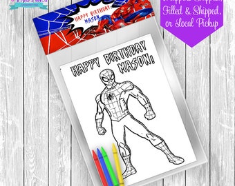 Download Spider Man Coloring Book Etsy