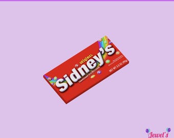 Custom Rainbow candy box, Printed and Shipped! Custom Rainbow candy box Labels! Event Favors!