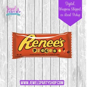 Custom Peanut Butter Chocolate bag, Printed and Shipped! Custom Peanut Butter Chocolate bag Labels! Event Favors!