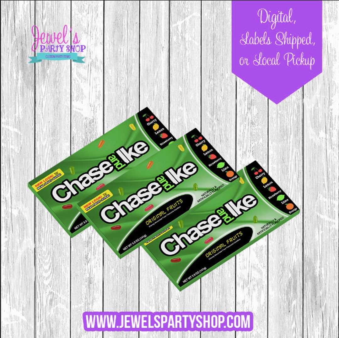 Custom Mike and Ike Box Labels, Printed and Shipped! Custom Mike and ...