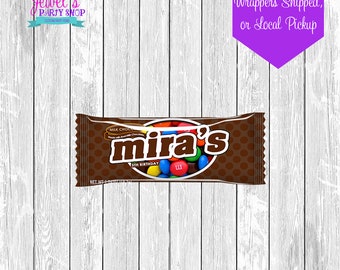 Custom Chocolate bag, Printed and Shipped! Custom Milk Chocolate bag Labels! Event Favors!