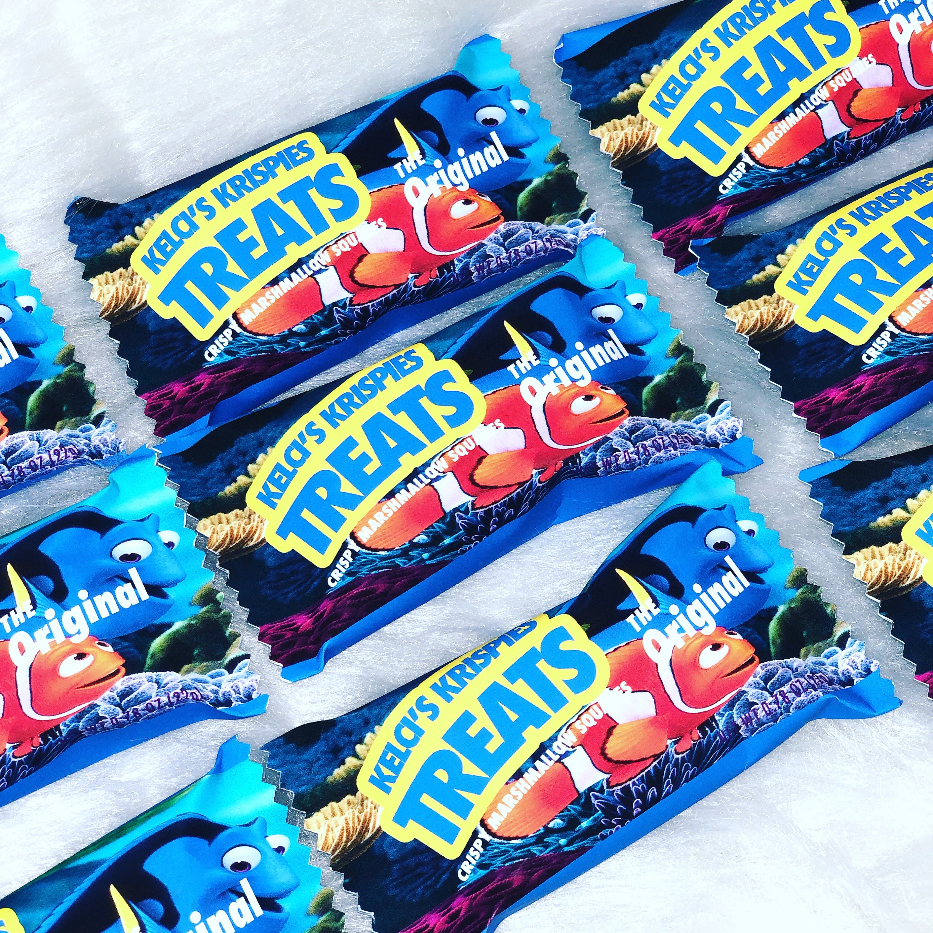 Finding Nemo Custom Rice Krispies Treats Printed and Shipped - Etsy Finland