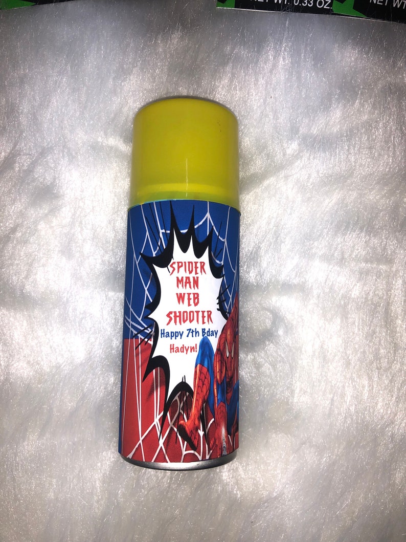 spider man silly string