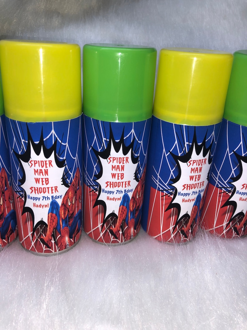 spiderman silly string toy