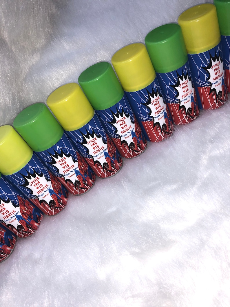 spider man silly string
