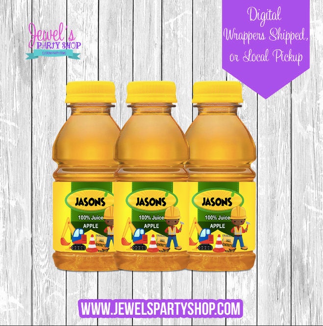 Personalized Orange Juice Drink Label Custom Juice Labels Orange Juice  Printable Orange Juice Orange Juice Party Favors 