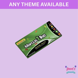 Custom Mike and Ike Box Labels, Printed and Shipped! Custom Mike and Ike Box Labels! Event Favors!