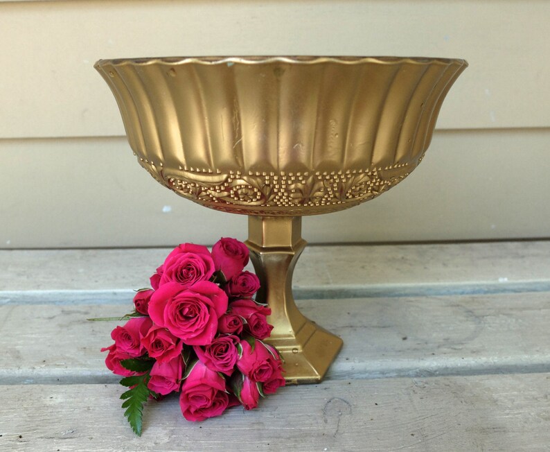 Antique Brass Gold Compotes Vase Wedding Floral Centrepiece Centerpiece