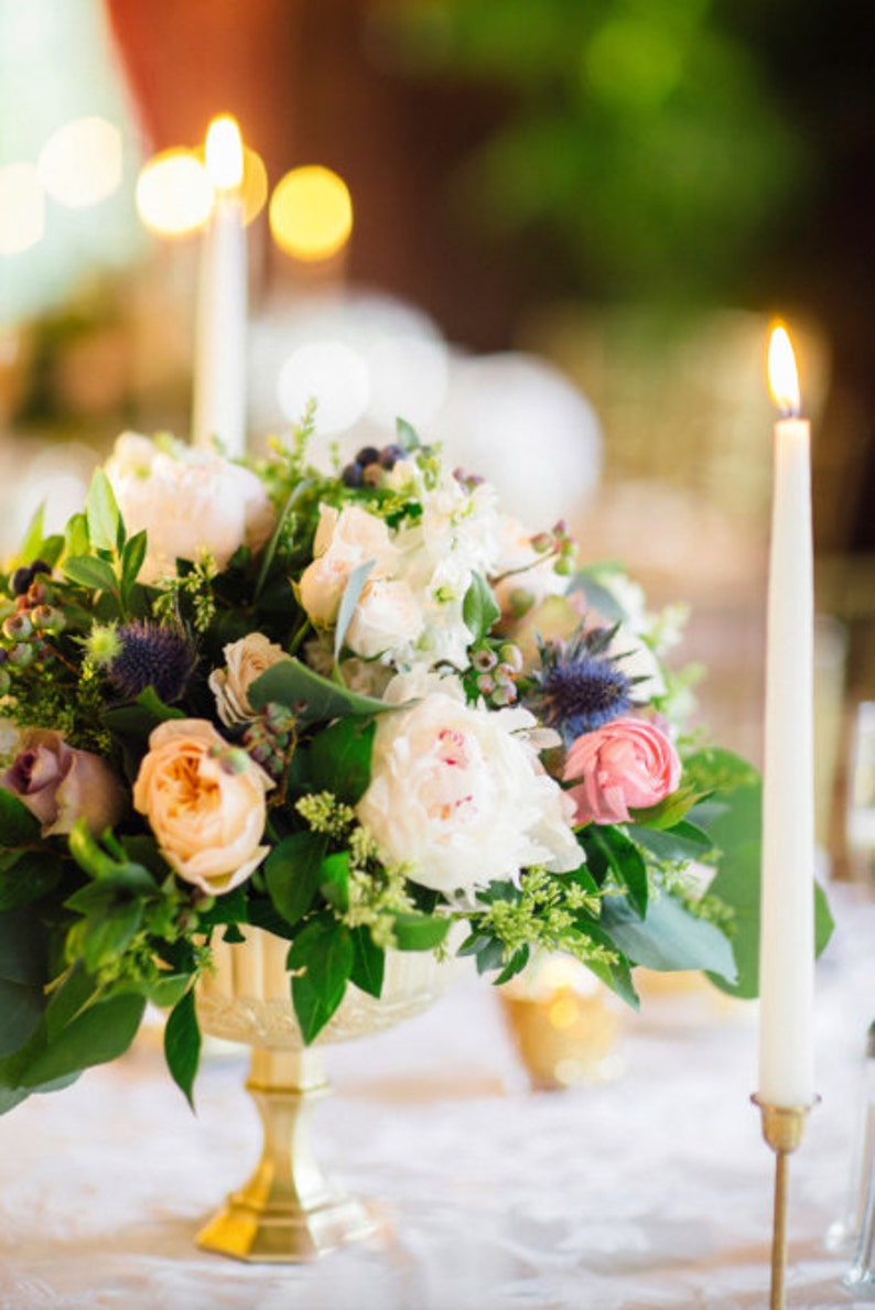 Gold Vase Wedding Vase Mercury Glass Gold Mercury Glass Gold Etsy