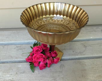 Antique Brass Gold Compotes Vase Wedding Floral Centrepiece Centerpiece Flowers Decoration Floral Urn Compote Special Event Goblets Vases