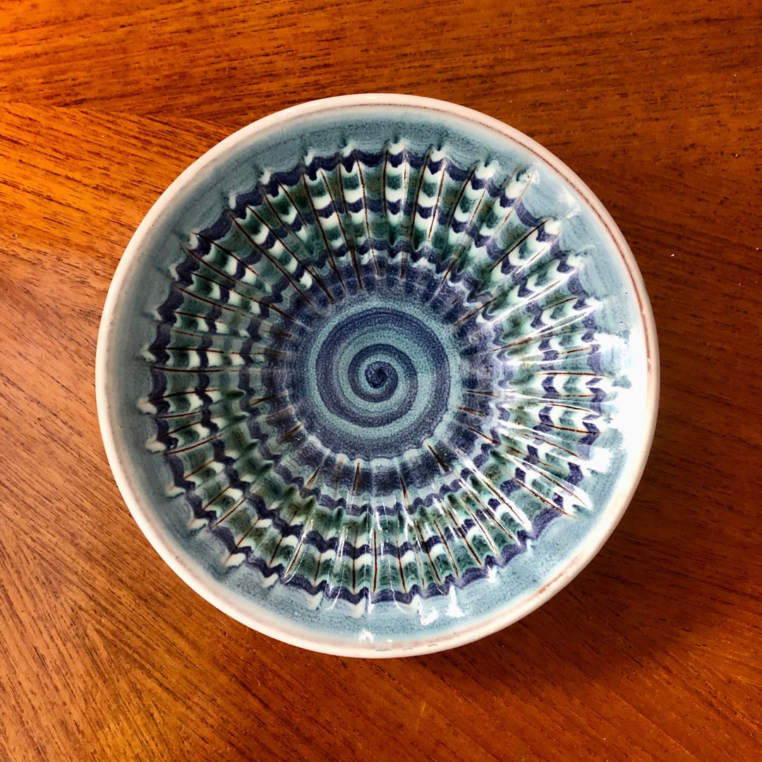 Mid Century Hastings Pottery DISH by Dennis Lucas Vintage Etsy