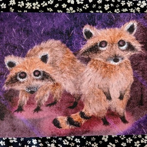 Raccoon Canvas Print – Funny Raccoon Wall Art, Woodland Animal Decor, 10x8 Mischief Maker Raccoon Gift