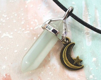 Details about   Mood Color Change Silver Tone Necklace Pastel Goth/Occult/Witch/Gothic/Hippy 