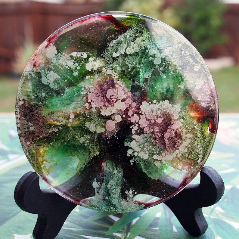 CUSTOM Resin Petri Dish Resin Art Resin Coaster One of a Etsy