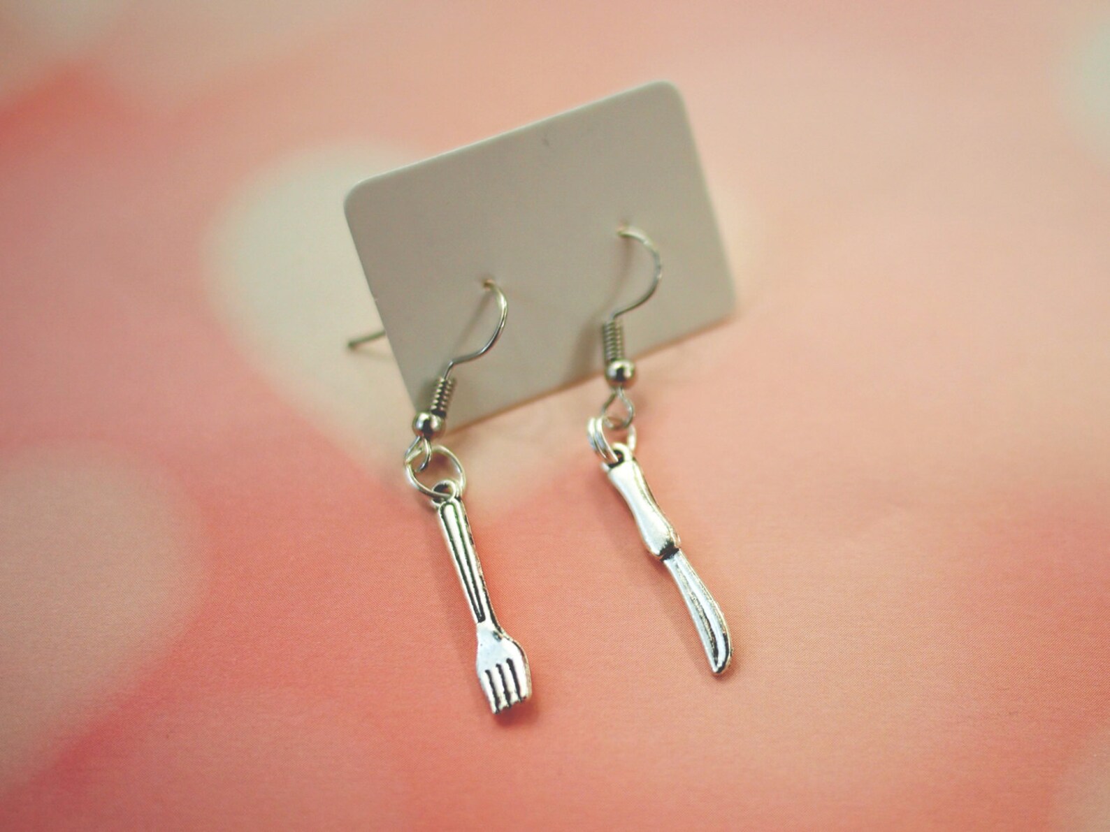 Fork and Knife Earrings Fork and Spoon Earrings Fork Etsy