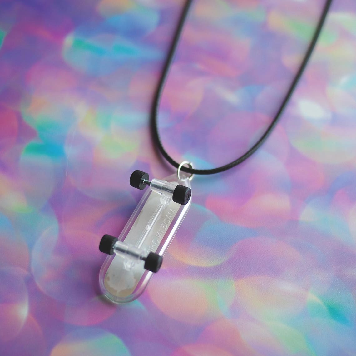 Skateboard Necklace Skateboard Choker Pastel Goth Clothing Etsy