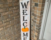 Welcome sign with interchangeable pieces for front porch Holiday Decor Christmas Decor Valentine 4th of July Fall Decor Windmill