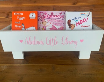 Contenedor de libros Once Upon A Time / Decoración infantil / Almacenamiento de libros infantiles