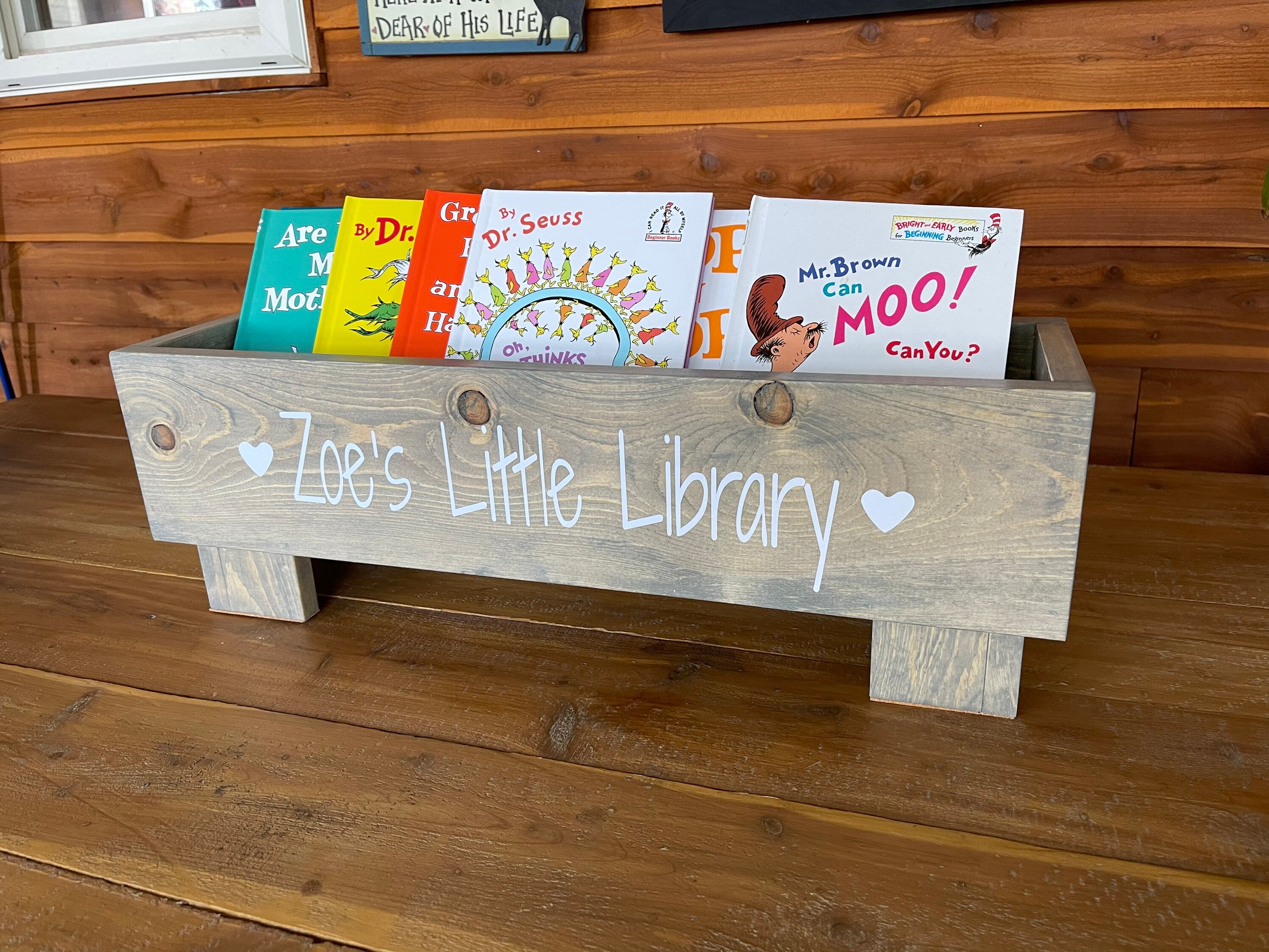 Once Upon A Time Book Bin | Nursery Decor | Children’s Book Storage - Etsy