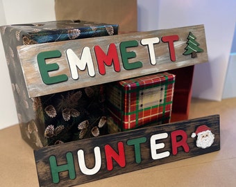 Christmas Name Puzzle | Personalized Name Puzzle | Kids Stocking Stuffer