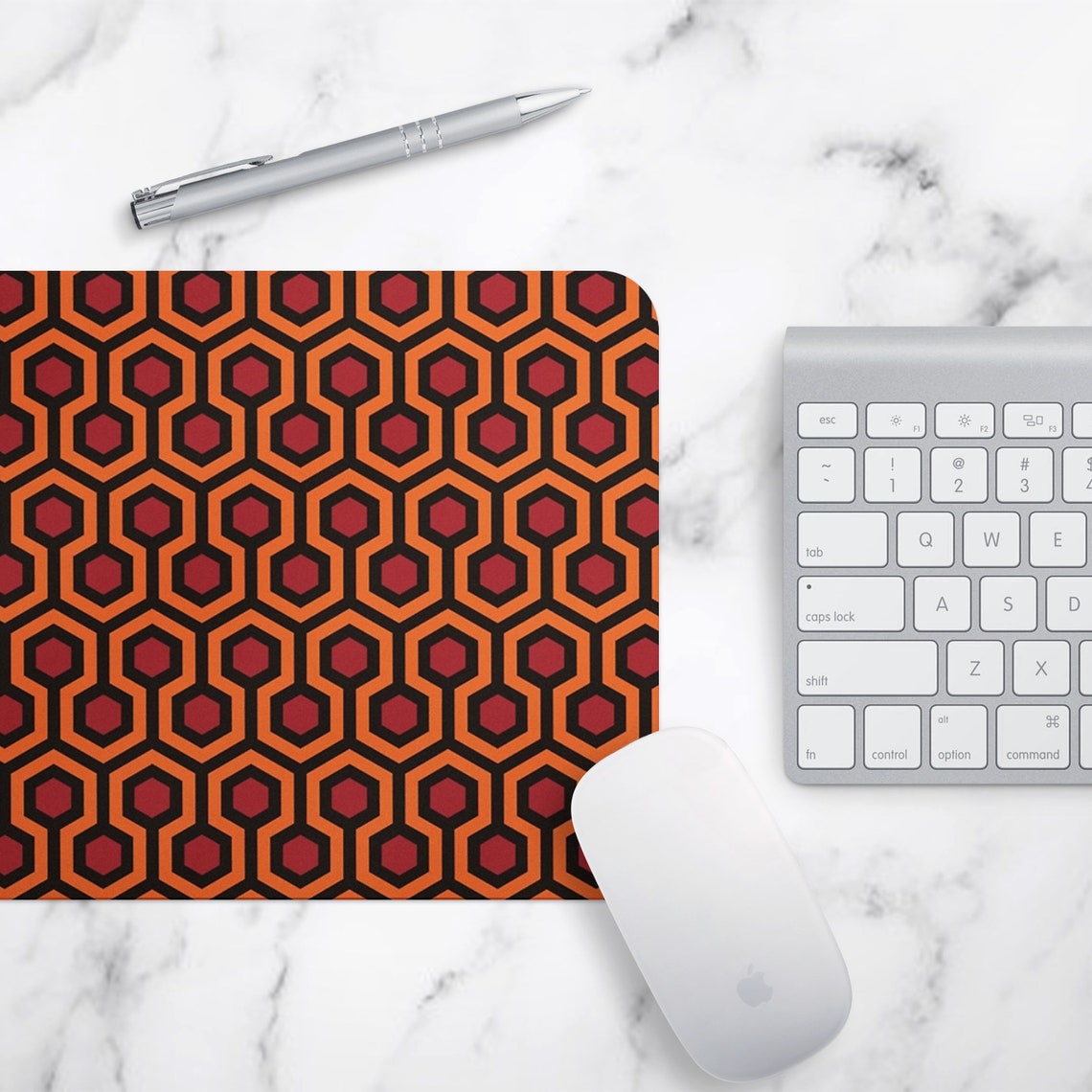 Fabric Mousepad Mousemat 5mm Black Rubber Base 19 X 23 Cm Etsy