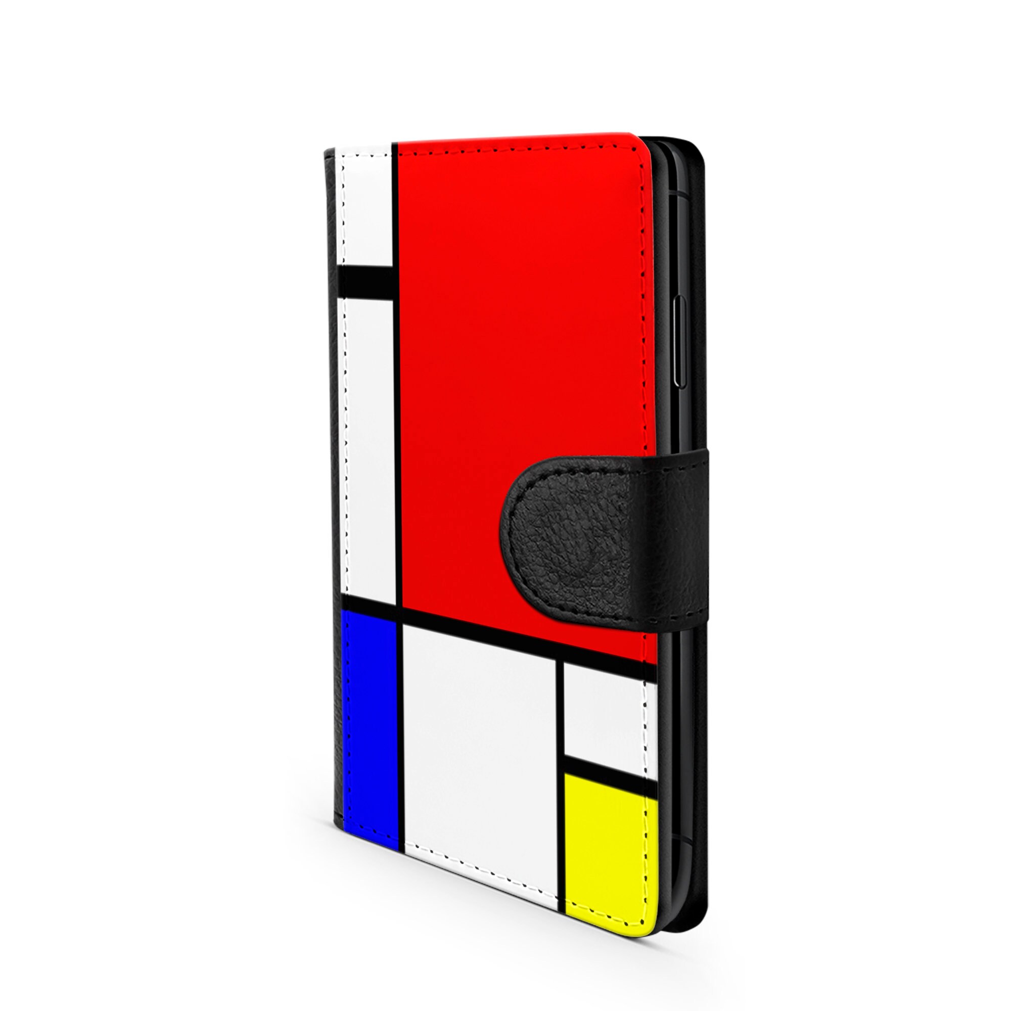 Composition II Red Blue & Yellow Mondrian Art Wallet Phone | Etsy