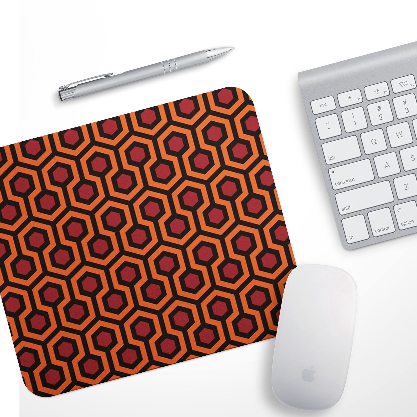 Fabric Mousepad Mousemat 5mm Black Rubber Base 19 X 23 Cm Etsy
