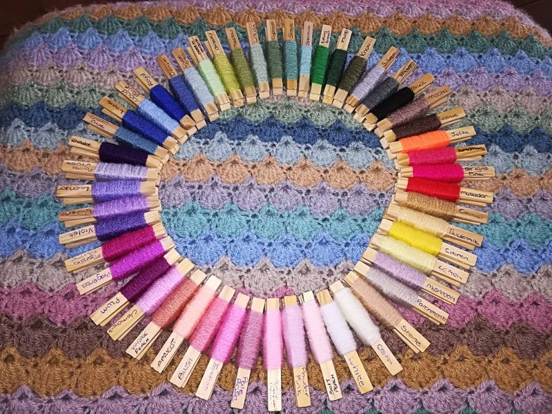 Stylecraft Special Dk Shade Card Yarn Pegs. All 97 Shades Etsy