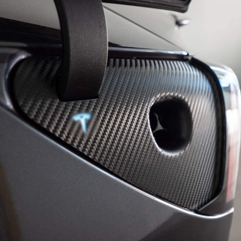 Tesla Model 3 Charging Port Wrap US Model Only Carbon Fiber Etsy
