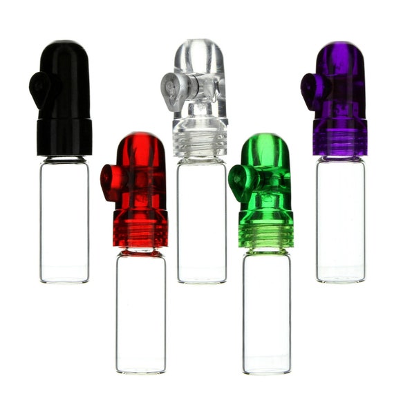 5 Pack Bundle Portable Travel1.5g Tall Spice Storage Bullet 