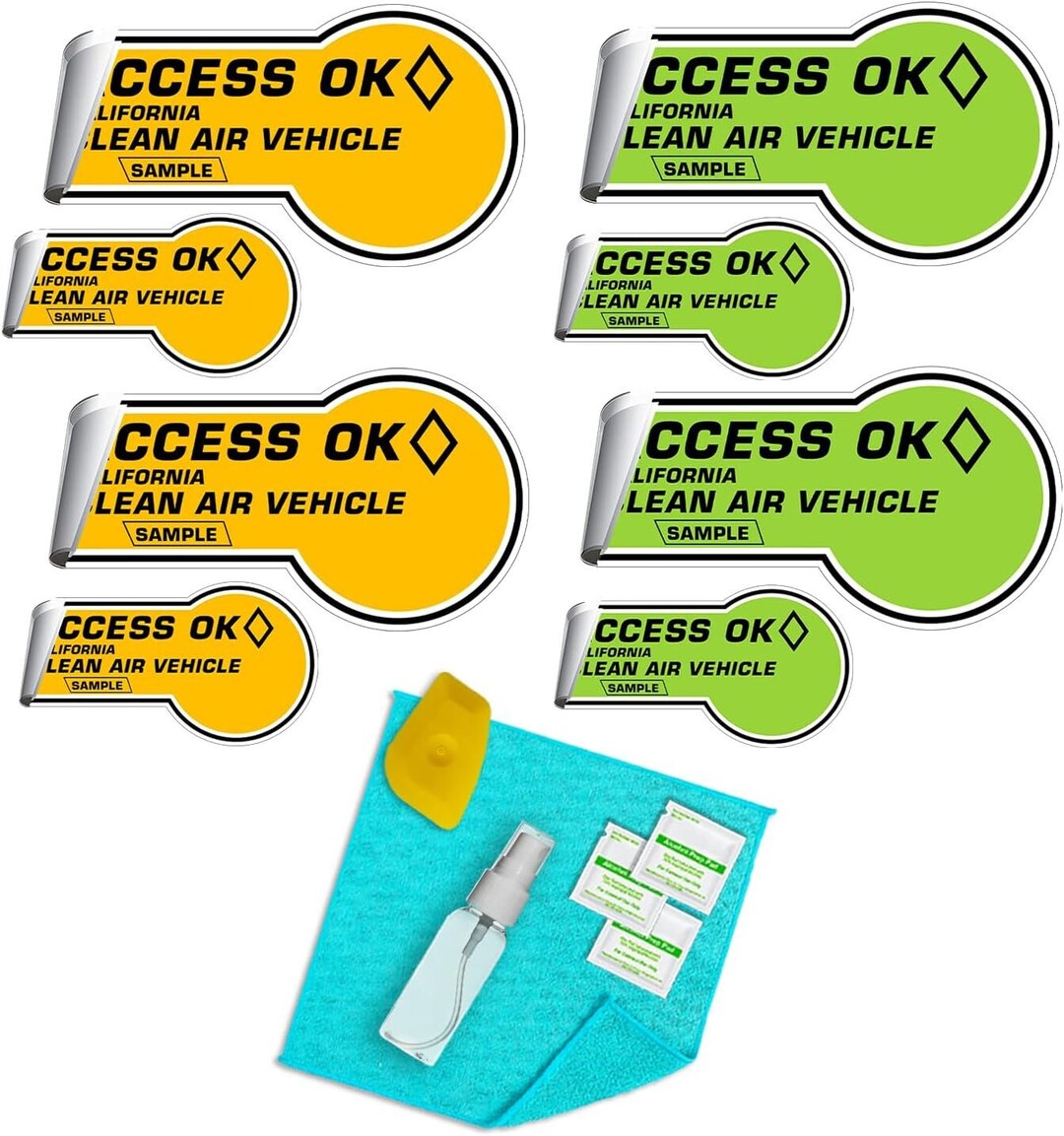 California 20222023 HOV Stickers Avery Paint Protection Film Etsy