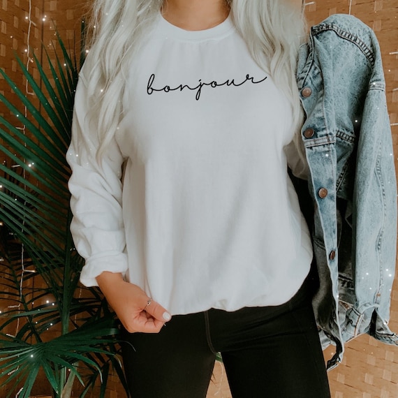 Bonjour Chic Minimalist T Shirt Tees Bonjour Chic Minimalist T Shirt Tees