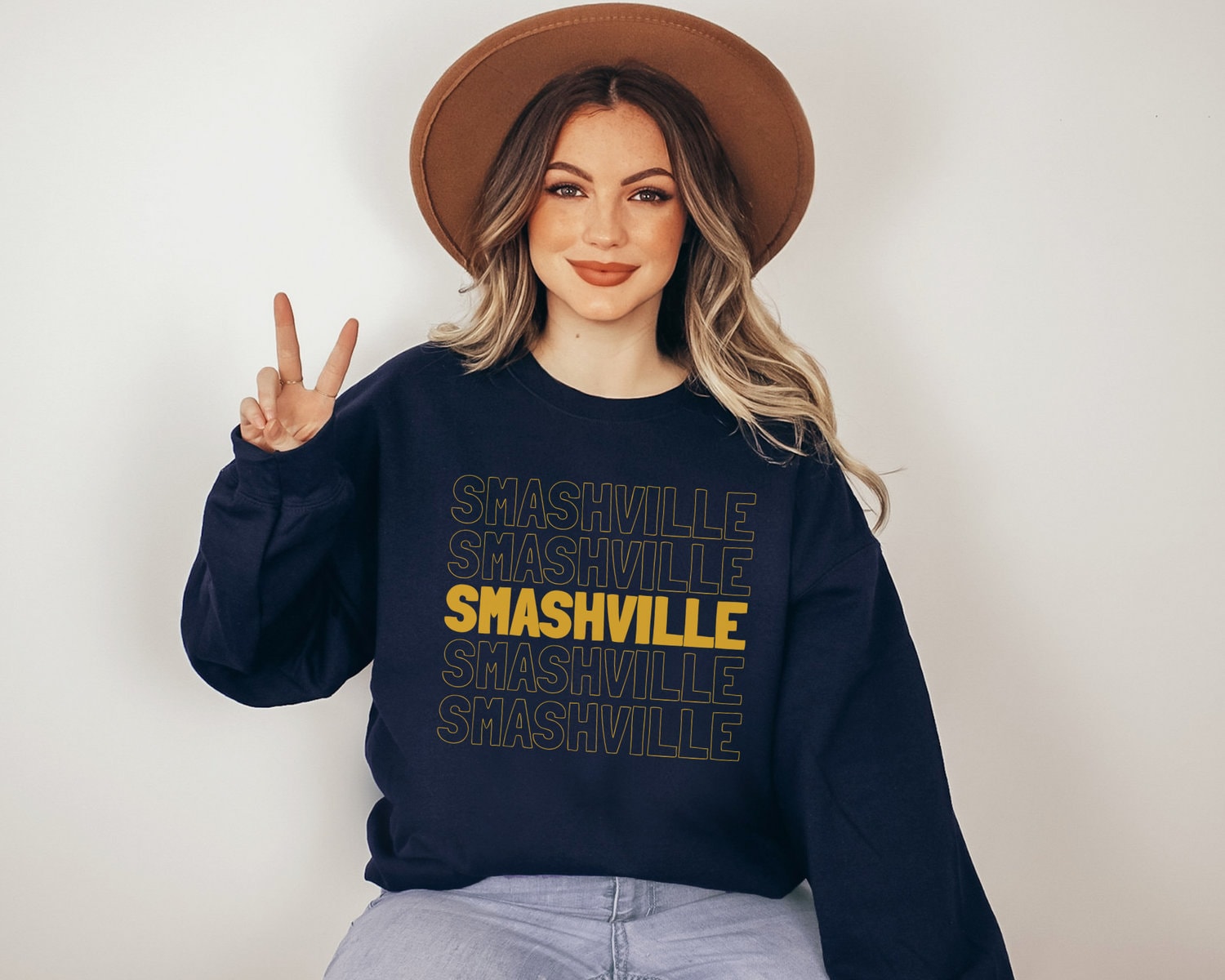 Nashville Predators Sweatshirt Hockey Retro Crewneck Vintage Nashville Cute  TN Gift 90s Aesthetic Crew - Anynee