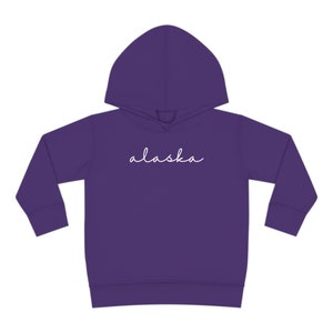 Alaska Toddler Pullover Fleece Hoodie