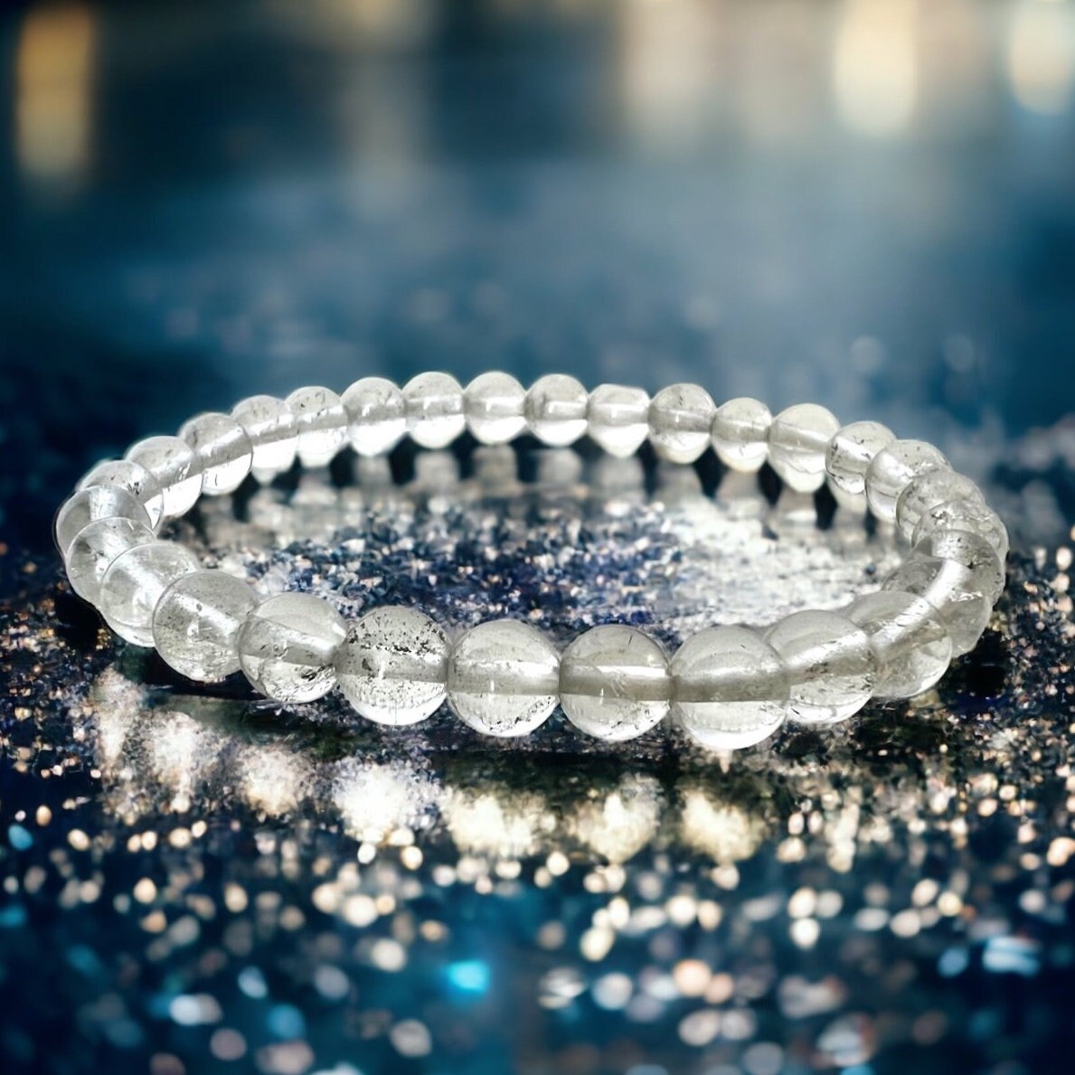 Clear quartz bracelet best sale