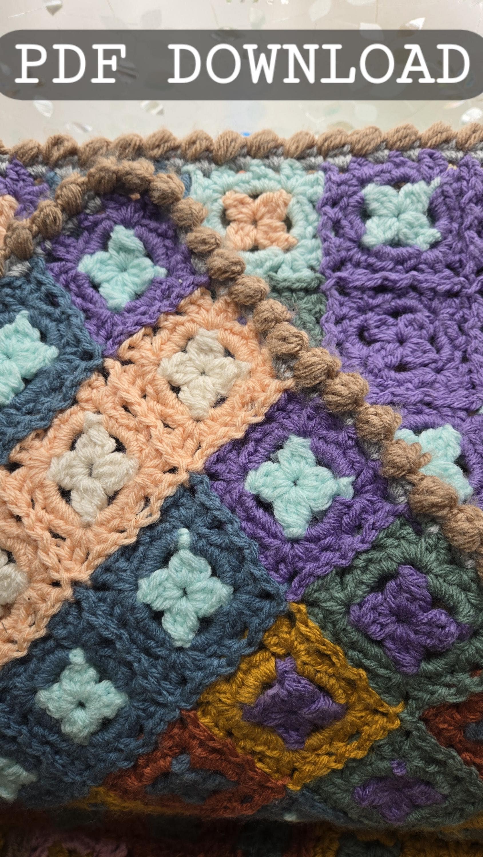 28 Crochet Temperature Blanket Patterns with Squares, Stripes, Hexagons 17 Bloom Square Crochet Temperature Blanket Patterns and Log