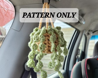 Car Plant PATTERN ONLY Crochet String of Turtles by Pamelambie