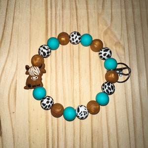 Beaded Wristlet - Silicone
