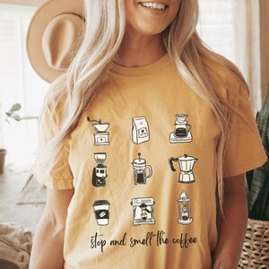 Coffee Maker Shirt, Coffee Lovers tshirt, Gift for Coffee Lover, Barista Tshirt, Coffee Machines Shirt, Minimalist Coffee Tee, Coffee Gift