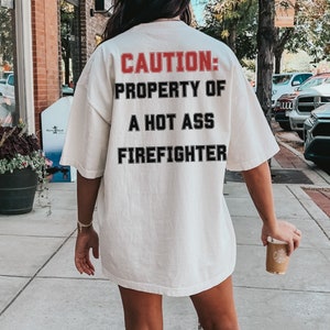 fire wife shirt, gift for firefighter wife, firefighter wife shirt, fireman wife, trendy fire wife tee, first responder wife, thin red line