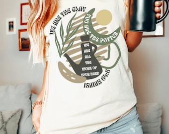 Camisa cristã Boho, camisa com versículos da Bíblia, camiseta cristã, camisas cristãs da moda, camiseta baseada na fé, camisa de jesus, camisa de fé em cores confortáveis
