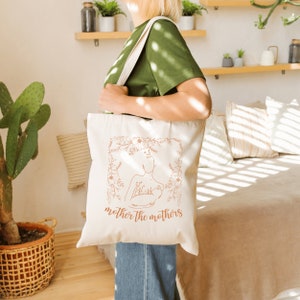 Mother the mothers tote bag, doula bag, midwife tote bag, birth worker bag, labor bag, birth bag holistic birth tote bag midwife doula gift