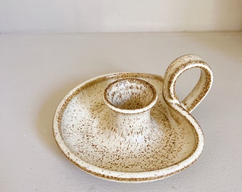 bougeoir de chambre vintage en poterie