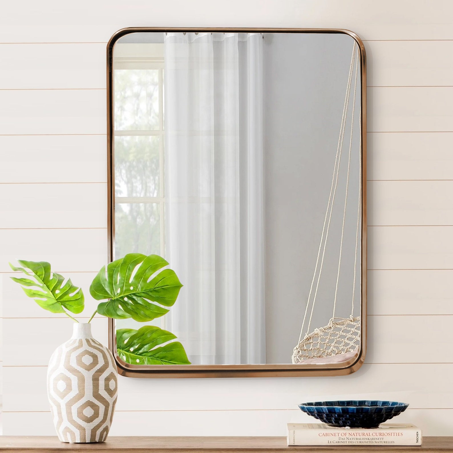 Gold Bathroom Mirror 22x30 L Gold Mirror for Bathroom L Etsy UK
